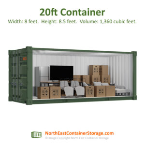 20ft Self Storage Container - NECS, North East Container Storage
