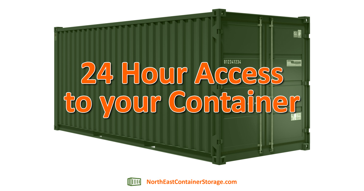 24 Hour Access to your Container - NECS Storage Containers, Cramlington, North East England