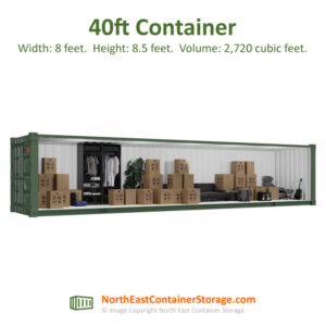 40ft Self Storage Container - NECS, North East Container Storage
