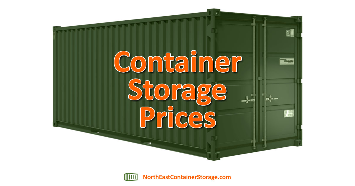 Prices - Container Storage Rental Prices - NECS North East Container Storage